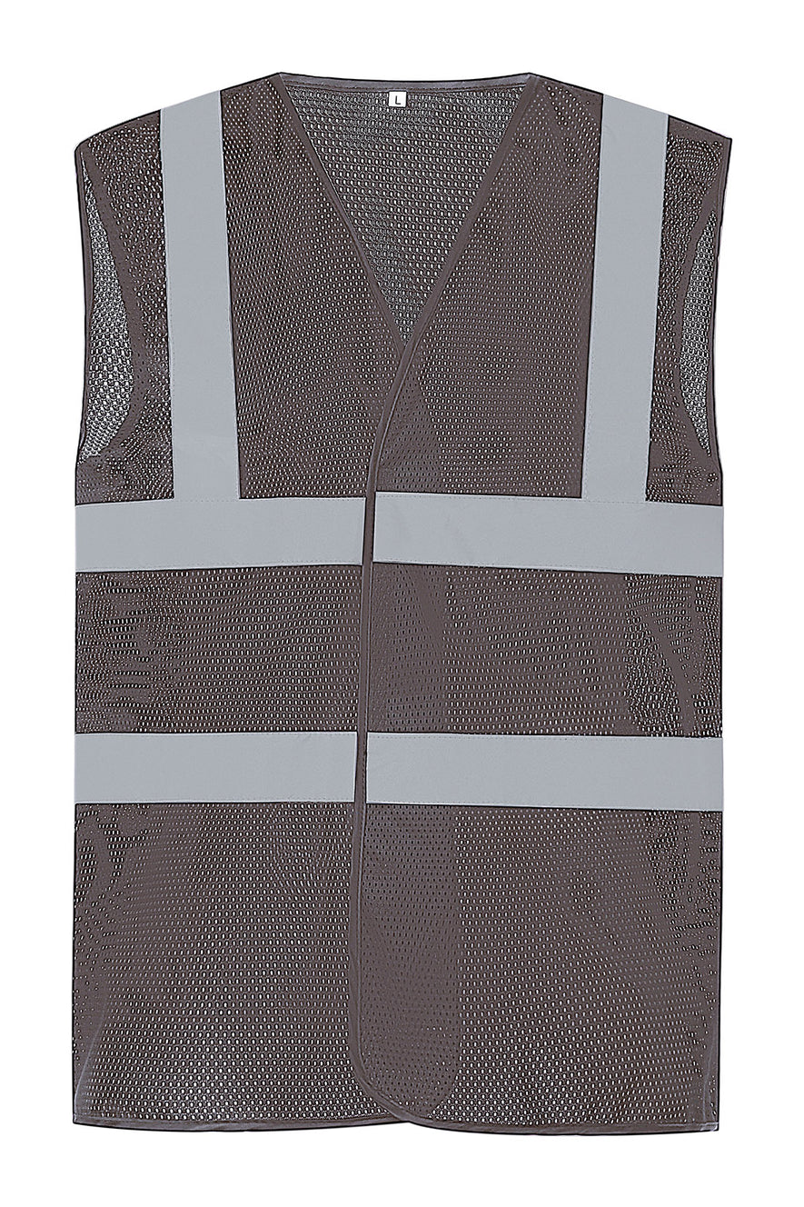 Top cool open mesh 2-band-and-braces waistcoat (HVW120)