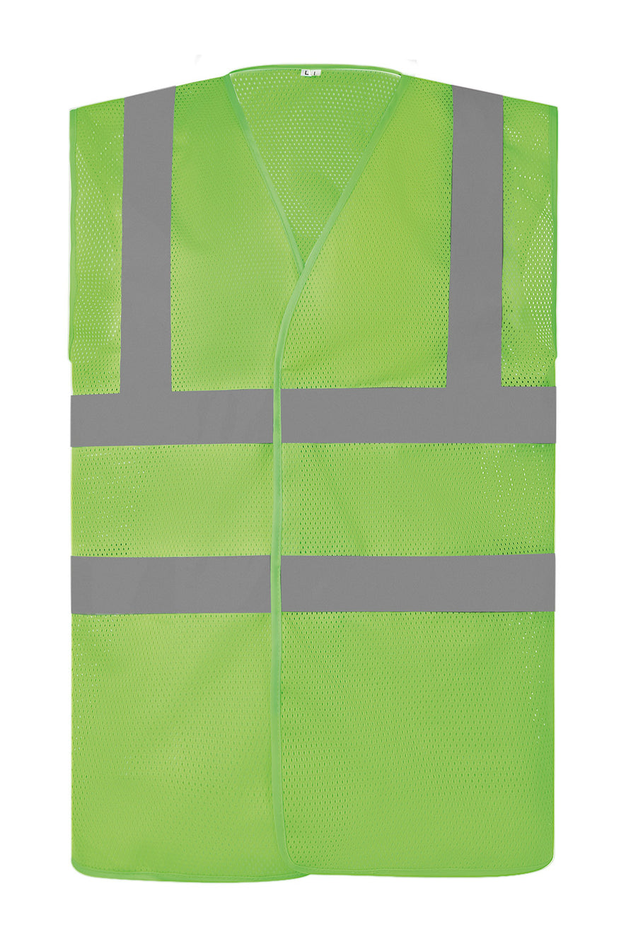 Top cool open mesh 2-band-and-braces waistcoat (HVW120)