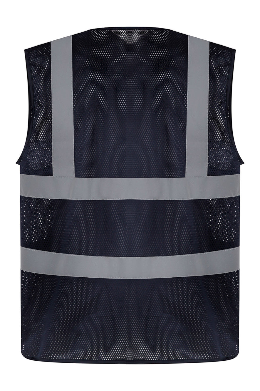 Top cool open mesh 2-band-and-braces waistcoat (HVW120)