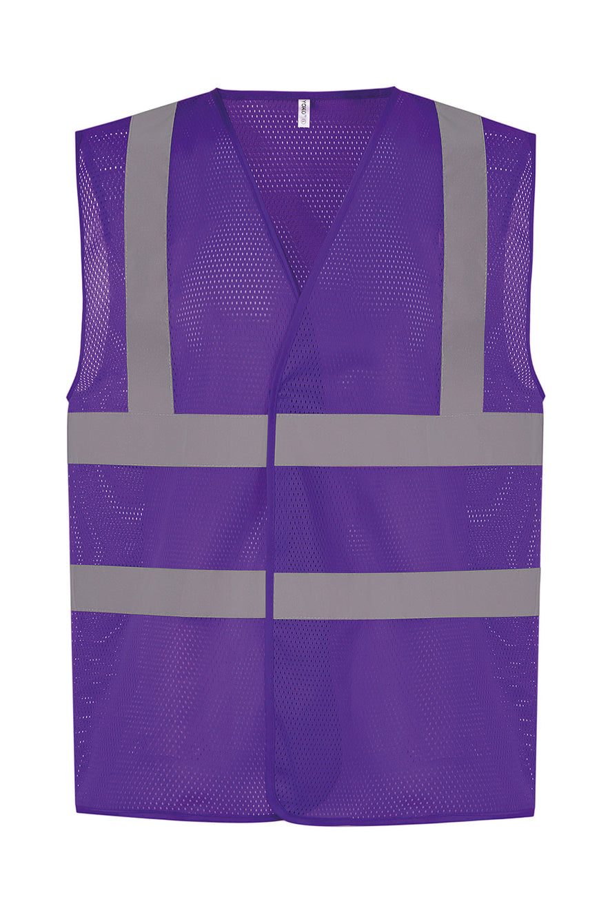 Top cool open mesh 2-band-and-braces waistcoat (HVW120)