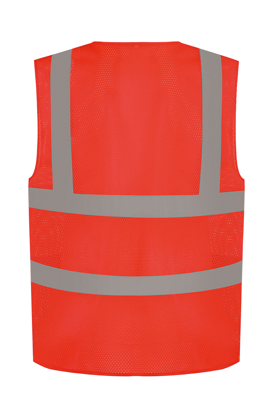 Top cool open mesh 2-band-and-braces waistcoat (HVW120)