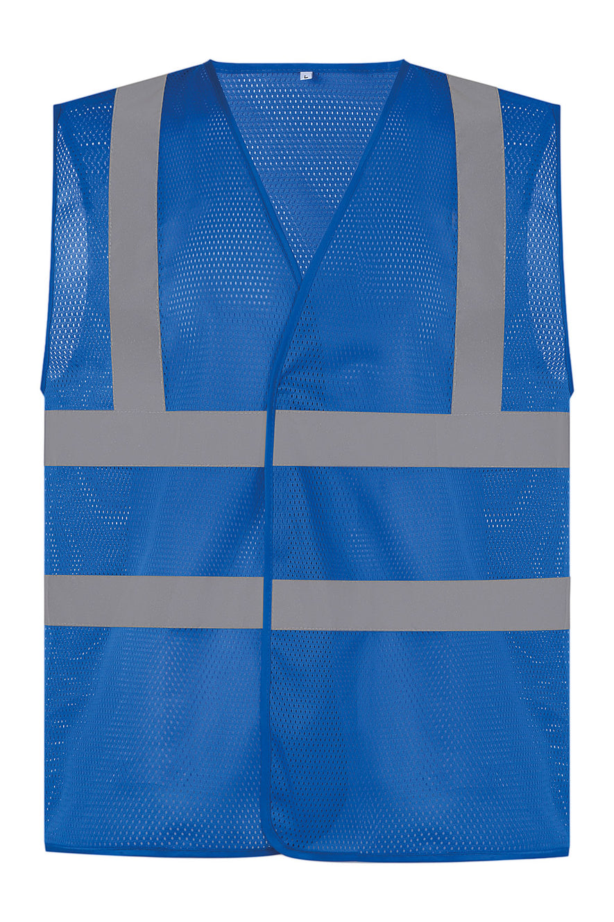 Top cool open mesh 2-band-and-braces waistcoat (HVW120)