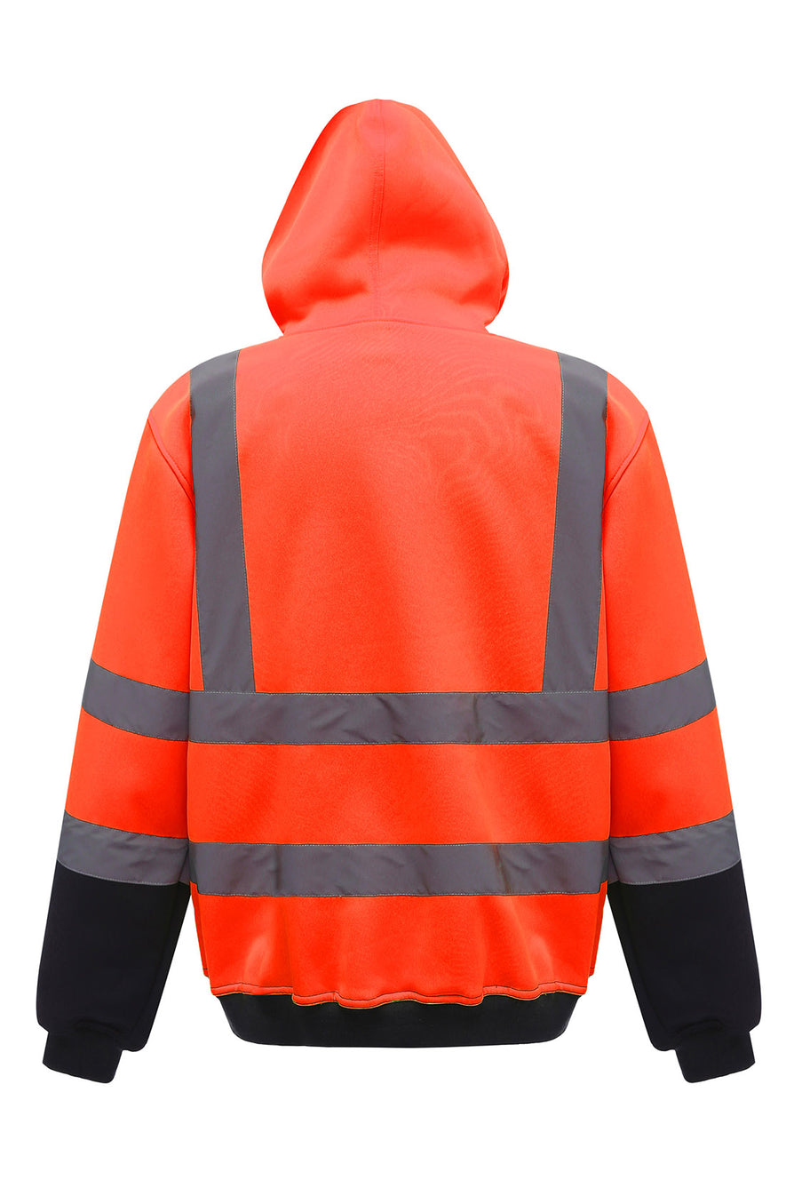 Hi-vis pull-over hoodie (HVK05)