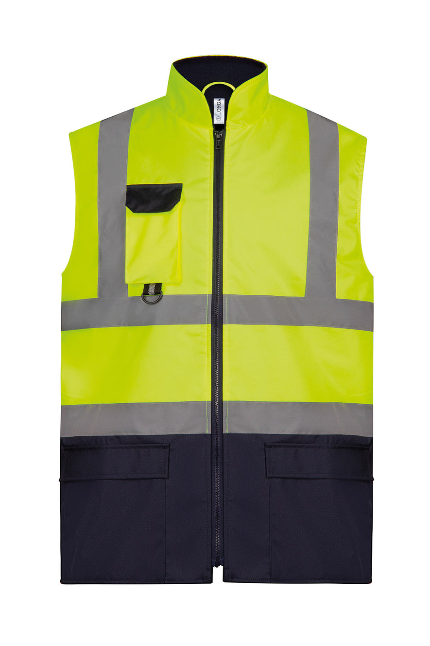 Hi-vis padded bodywarmer (HV005)