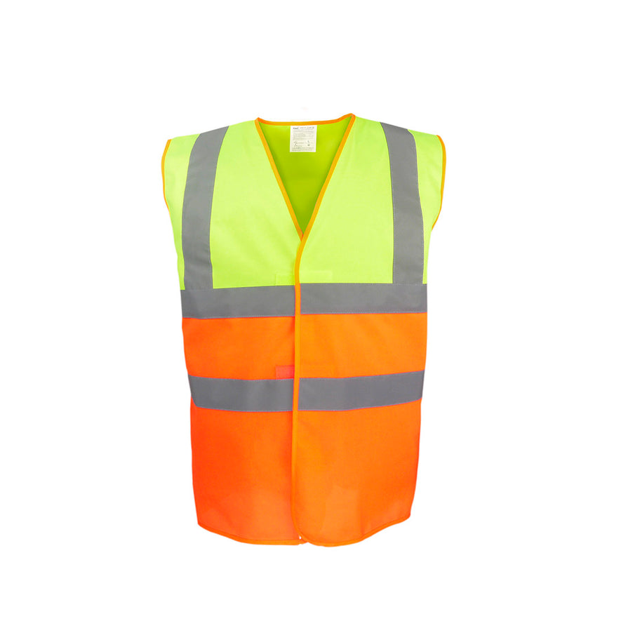 Hi-vis two-tone waistcoat (HVW122)