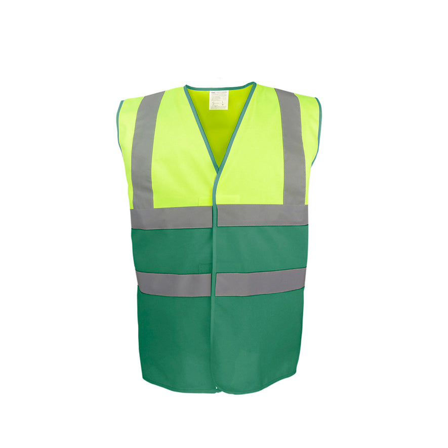 Hi-vis two-tone waistcoat (HVW122)