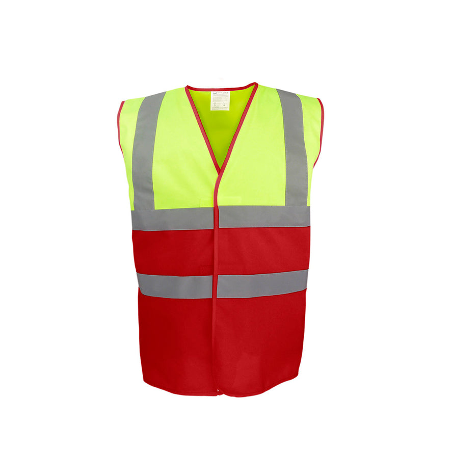 Hi-vis two-tone waistcoat (HVW122)