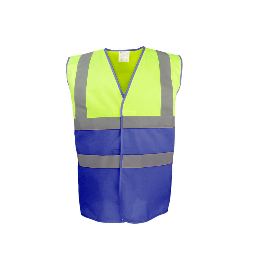 Hi-vis two-tone waistcoat (HVW122)