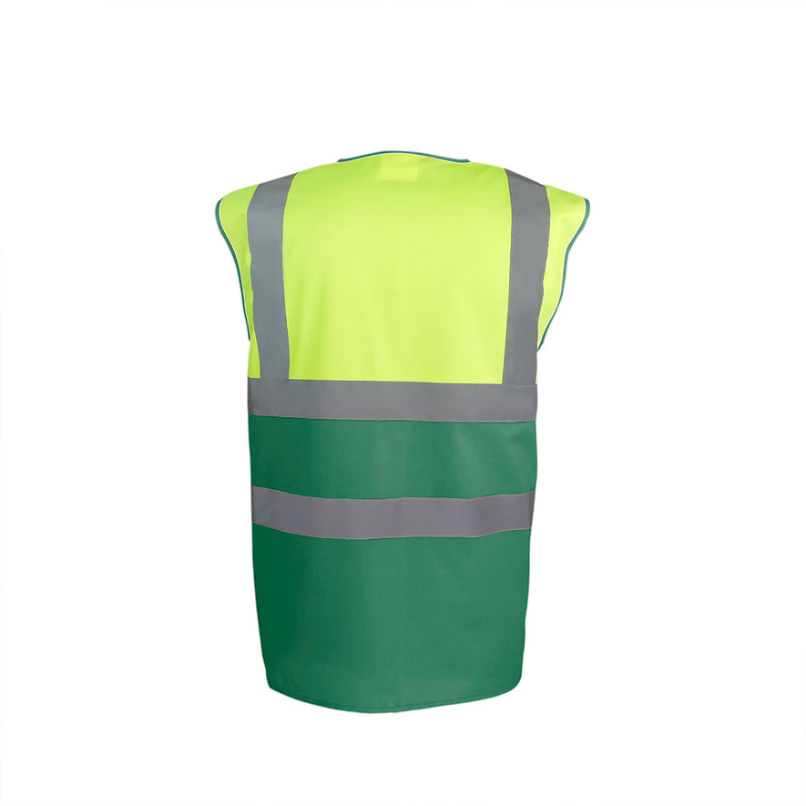 Hi-vis two-tone waistcoat (HVW122)
