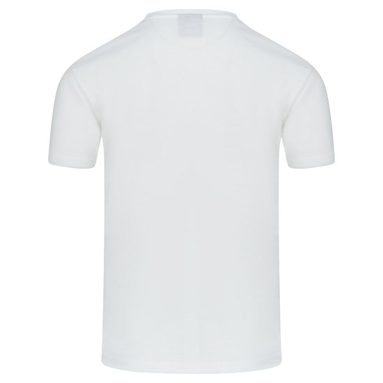 Back of Orn Workwear Plover T-Shirt in white.