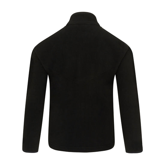 Back of Orn Workwear Falcon EarthPro Fleece in black.