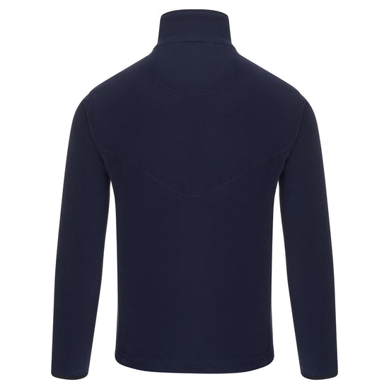 Back of Orn Workwear Falcon EarthPro Fleece in navy.