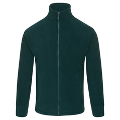 Orn Workwear Albatross Fleece in bottle green with full zip fasten.