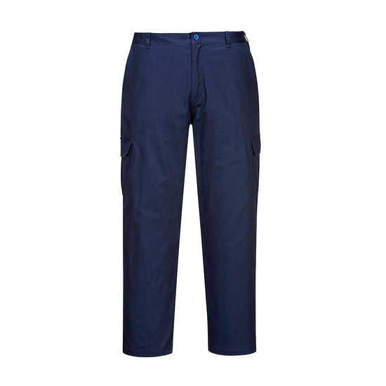 Navy Anti-Static ESD trousers with knee pockets