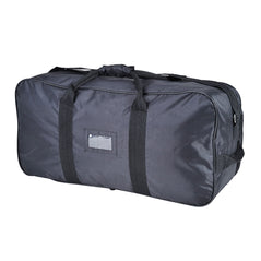 Black holdall bag. Bas has zip fasten easy carry handle and I.D. badge holder.