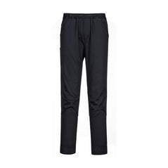 Black Surrey Chefs Trouser. Trouser has an elasticated waist.