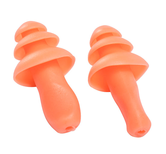 Portwest EP10 Reusable Ear Plugs in orange.