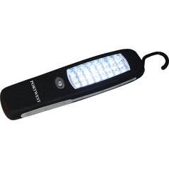 Black let light with grey accents and a hook