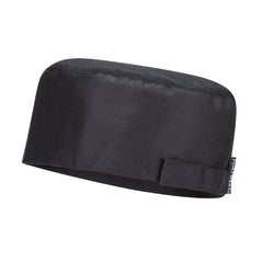 Black Portwest MeshAir chefs skull cap.