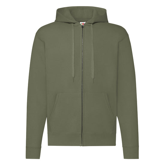 Classic 80/20 hooded sweatshirt jacket