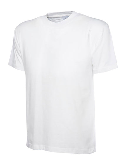 Uneek Clothing UC306 - 180 GSM Childrens T-shirt with short sleeves and round neck in white.