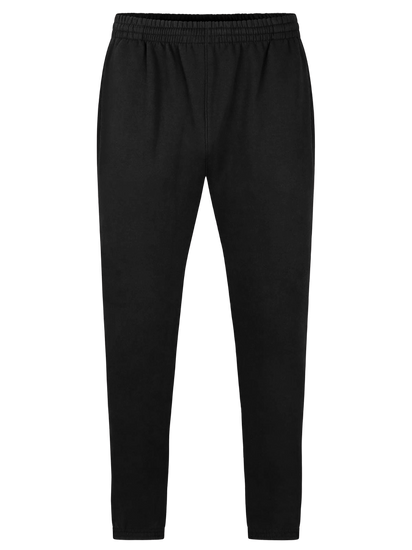 Uneek Clothing UX9 The UX Jogging Pants in black with elasticated waist and ankles.