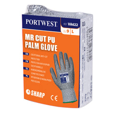 Vending pack for the portwest vending antistatic PU glove. Pack has Orange, Blue and white branding.