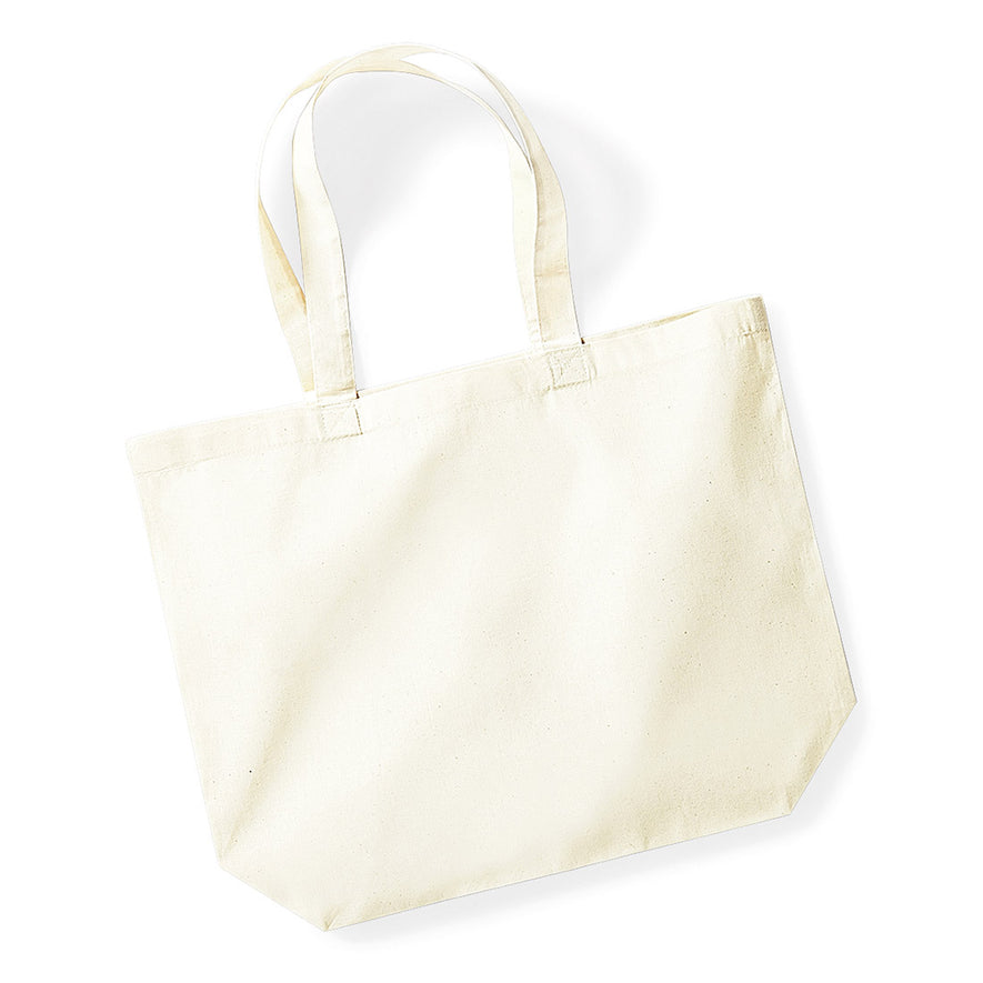 Organic premium cotton maxi tote
