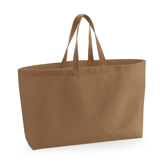 Oversized canvas tote bag