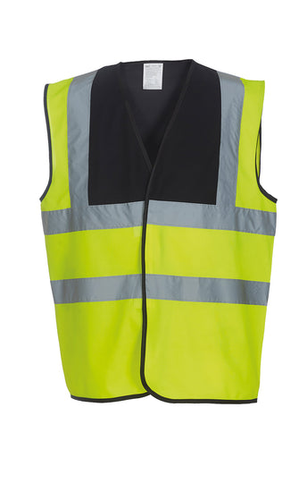 Hi-vis 2-band-and-braces waistcoat (HVW100)