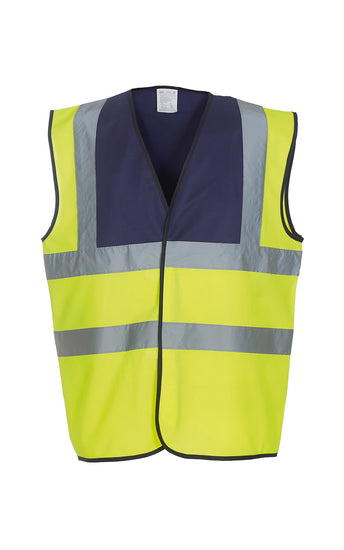 Hi-vis 2-band-and-braces waistcoat (HVW100)