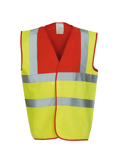 Hi-vis 2-band-and-braces waistcoat (HVW100)