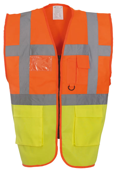 Multifunctional executive hi-vis waistcoat (HVW801)