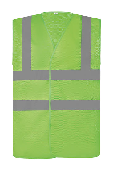 Top cool open mesh 2-band-and-braces waistcoat (HVW120)
