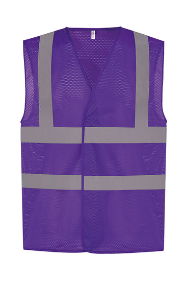 Top cool open mesh 2-band-and-braces waistcoat (HVW120)