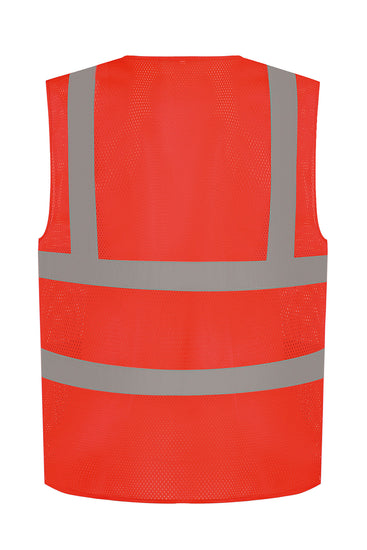 Top cool open mesh 2-band-and-braces waistcoat (HVW120)