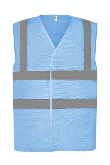 Top cool open mesh 2-band-and-braces waistcoat (HVW120)