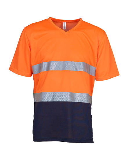Hi-vis top cool super light v-neck t-shirt (HVJ910)