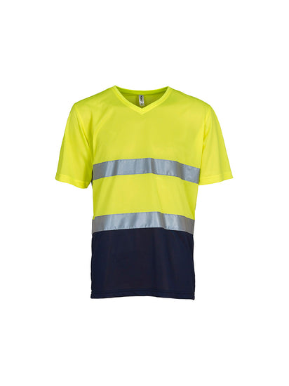 Hi-vis top cool super light v-neck t-shirt (HVJ910)