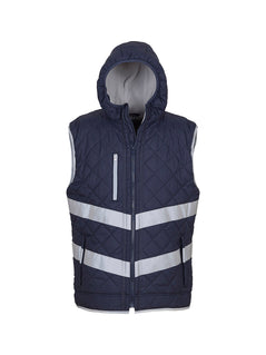 Hi-vis Kensington hooded gilet (HV007)