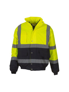 Hi-vis two-tone bomber jacket (HVP218)