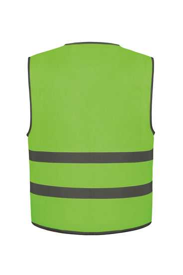 Hi-vis reflective border kids waistcoat (HVW102CH)