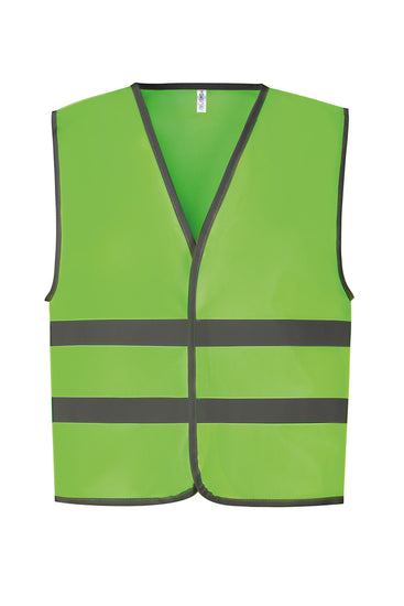 Hi-vis reflective border kids waistcoat (HVW102CH)