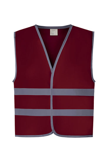 Hi-vis reflective border kids waistcoat (HVW102CH)
