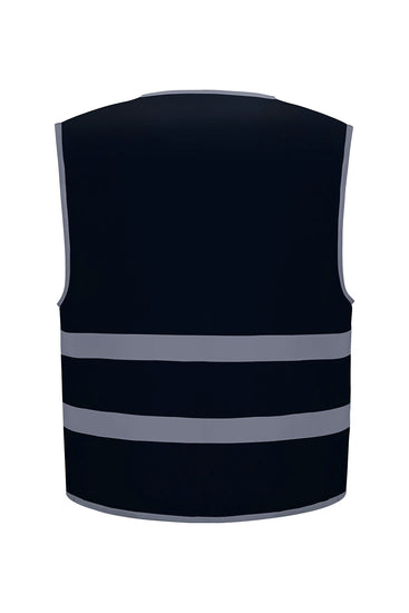 Hi-vis reflective border kids waistcoat (HVW102CH)