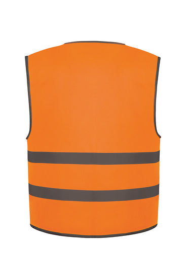 Hi-vis reflective border kids waistcoat (HVW102CH)