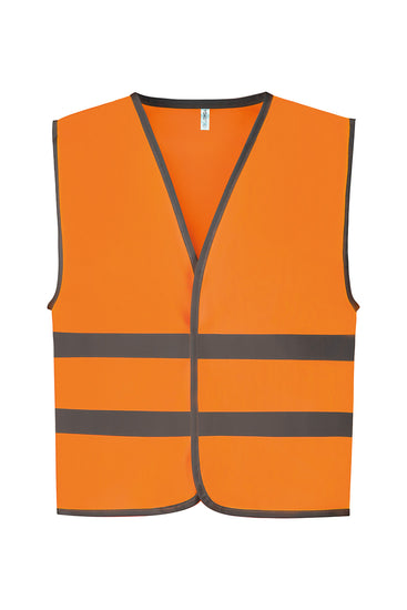 Hi-vis reflective border kids waistcoat (HVW102CH)